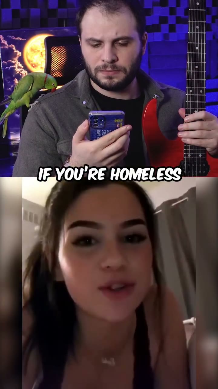Reel Compilation de commentaires absurdes sur fond de performance musicale live : Si vous êtes sans abri, achetez une maison ! Si vous êtes aveugle, con